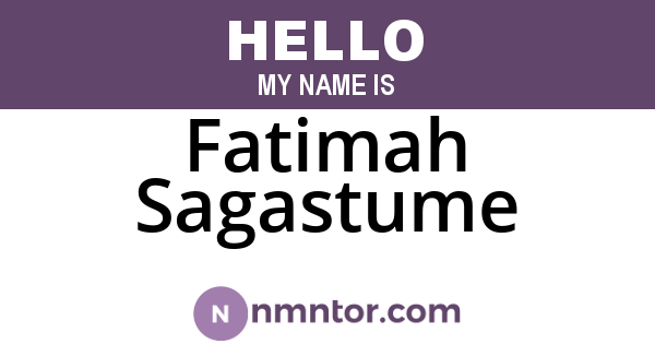 Fatimah Sagastume