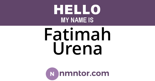Fatimah Urena