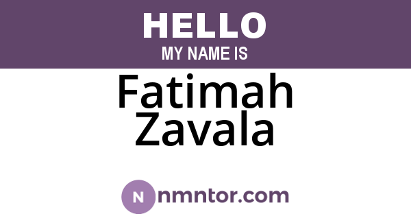 Fatimah Zavala