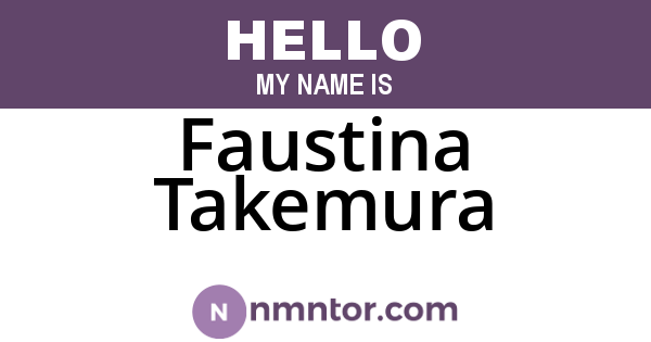 Faustina Takemura