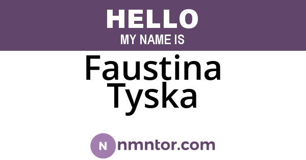Faustina Tyska