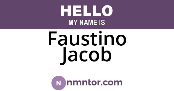 Faustino Jacob
