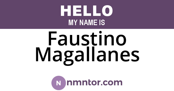 Faustino Magallanes