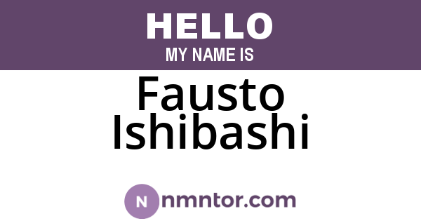 Fausto Ishibashi