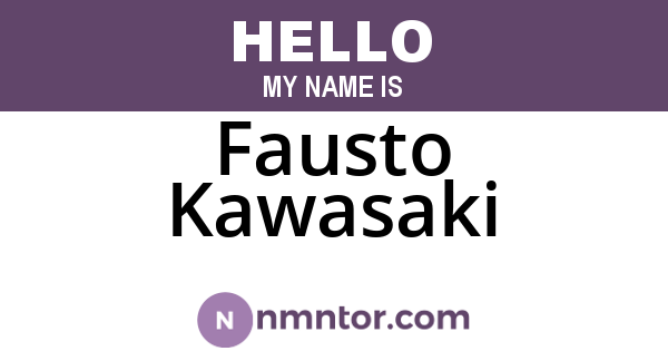 Fausto Kawasaki