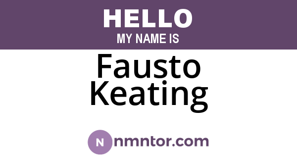 Fausto Keating