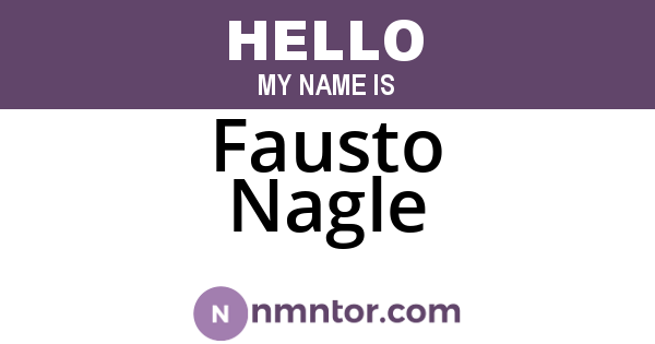 Fausto Nagle