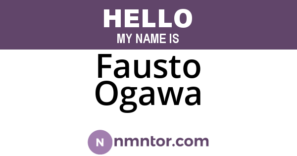 Fausto Ogawa