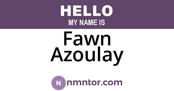 Fawn Azoulay