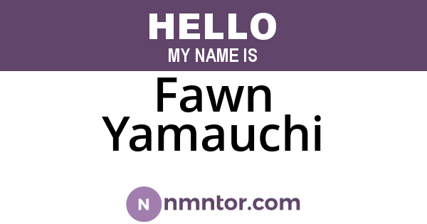 Fawn Yamauchi