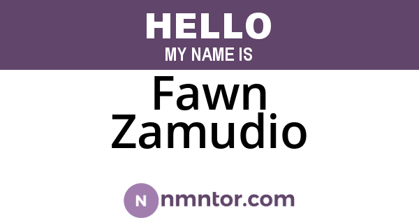 Fawn Zamudio