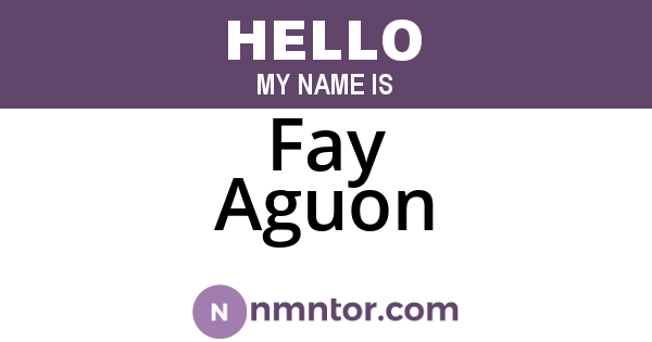 Fay Aguon