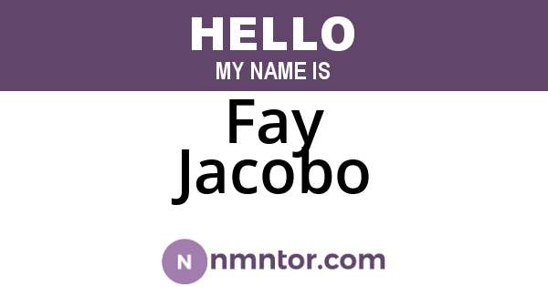 Fay Jacobo