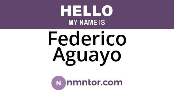 Federico Aguayo