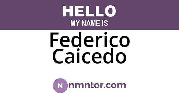 Federico Caicedo