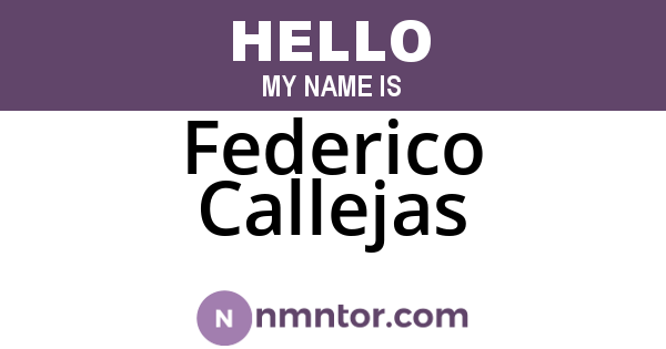 Federico Callejas