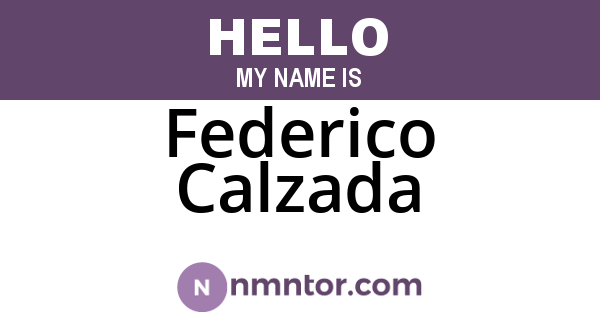 Federico Calzada
