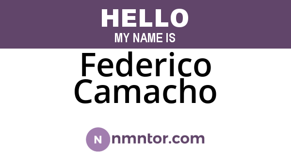 Federico Camacho
