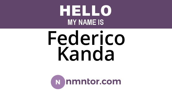 Federico Kanda