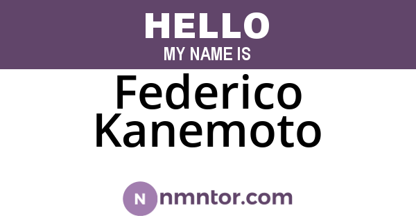 Federico Kanemoto