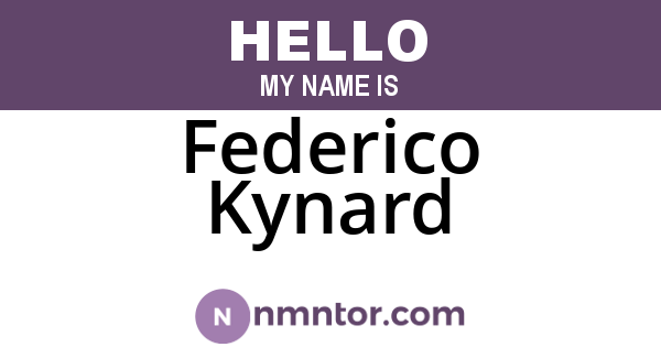 Federico Kynard