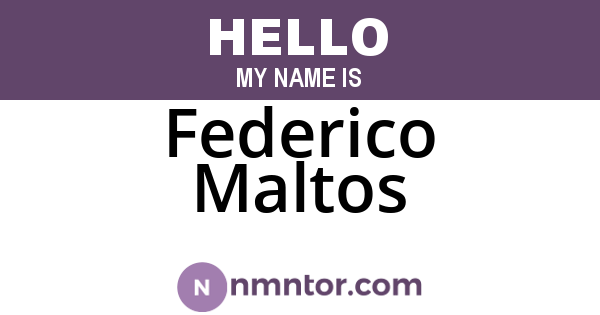 Federico Maltos