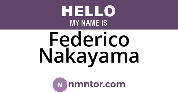 Federico Nakayama