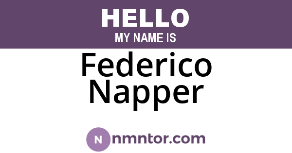 Federico Napper