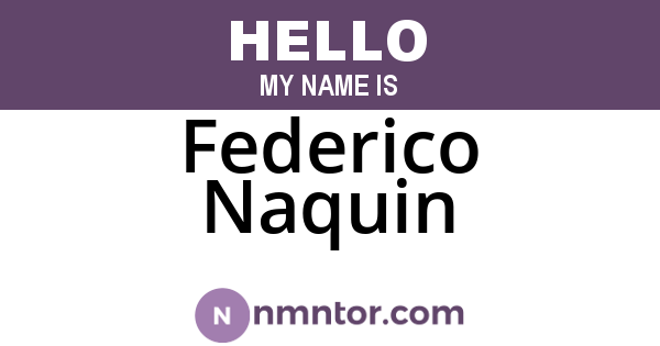 Federico Naquin