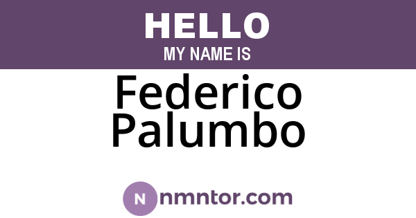 Federico Palumbo