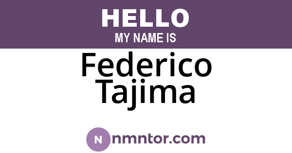 Federico Tajima