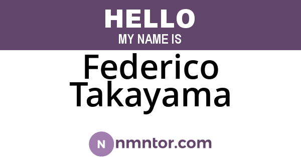 Federico Takayama
