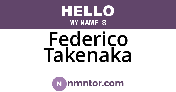 Federico Takenaka