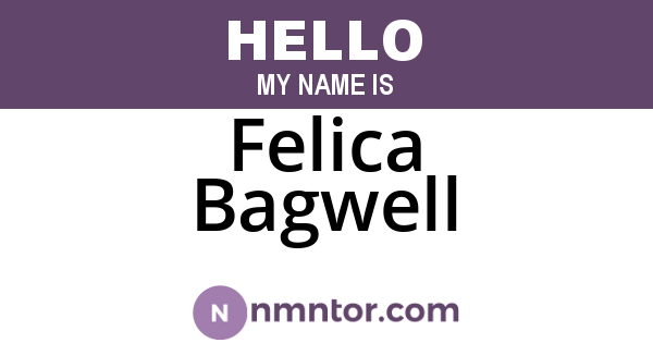 Felica Bagwell