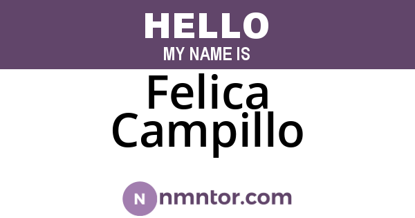 Felica Campillo
