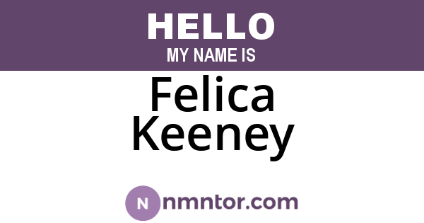 Felica Keeney