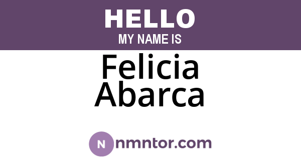 Felicia Abarca