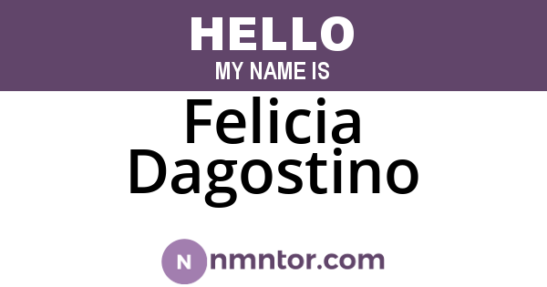 Felicia Dagostino