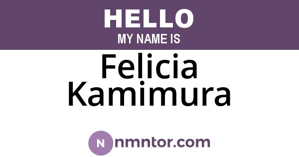 Felicia Kamimura