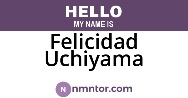 Felicidad Uchiyama