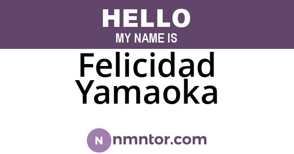 Felicidad Yamaoka