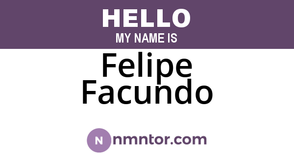 Felipe Facundo