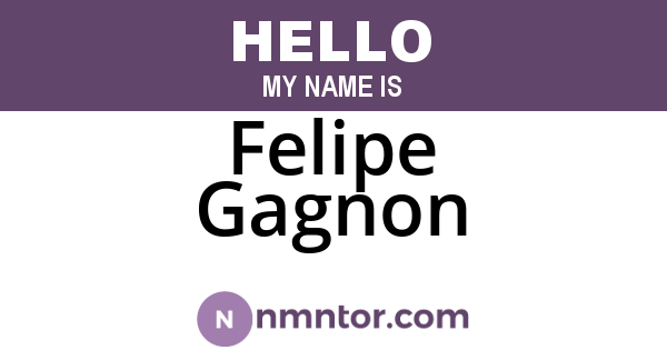 Felipe Gagnon