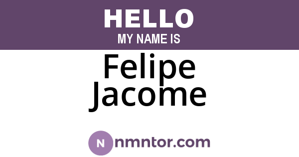 Felipe Jacome