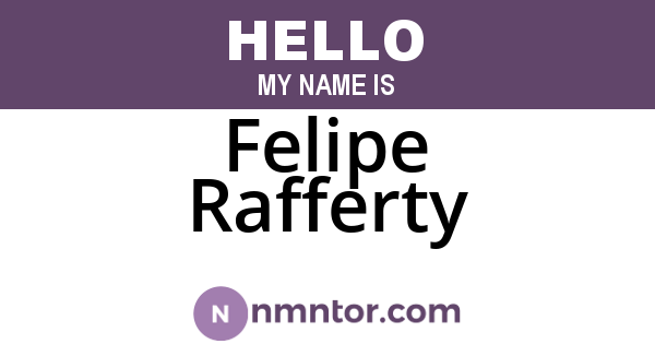 Felipe Rafferty