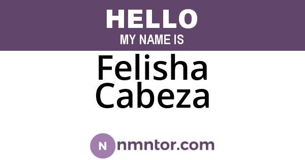 Felisha Cabeza