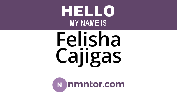 Felisha Cajigas