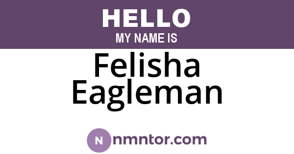 Felisha Eagleman