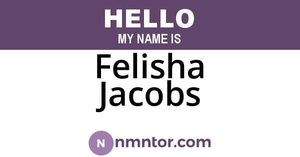 Felisha Jacobs