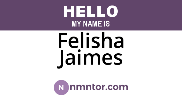 Felisha Jaimes